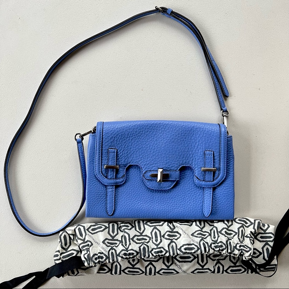 Rebecca Minkoff Crossbody Clutch Bag Cornflower Blue